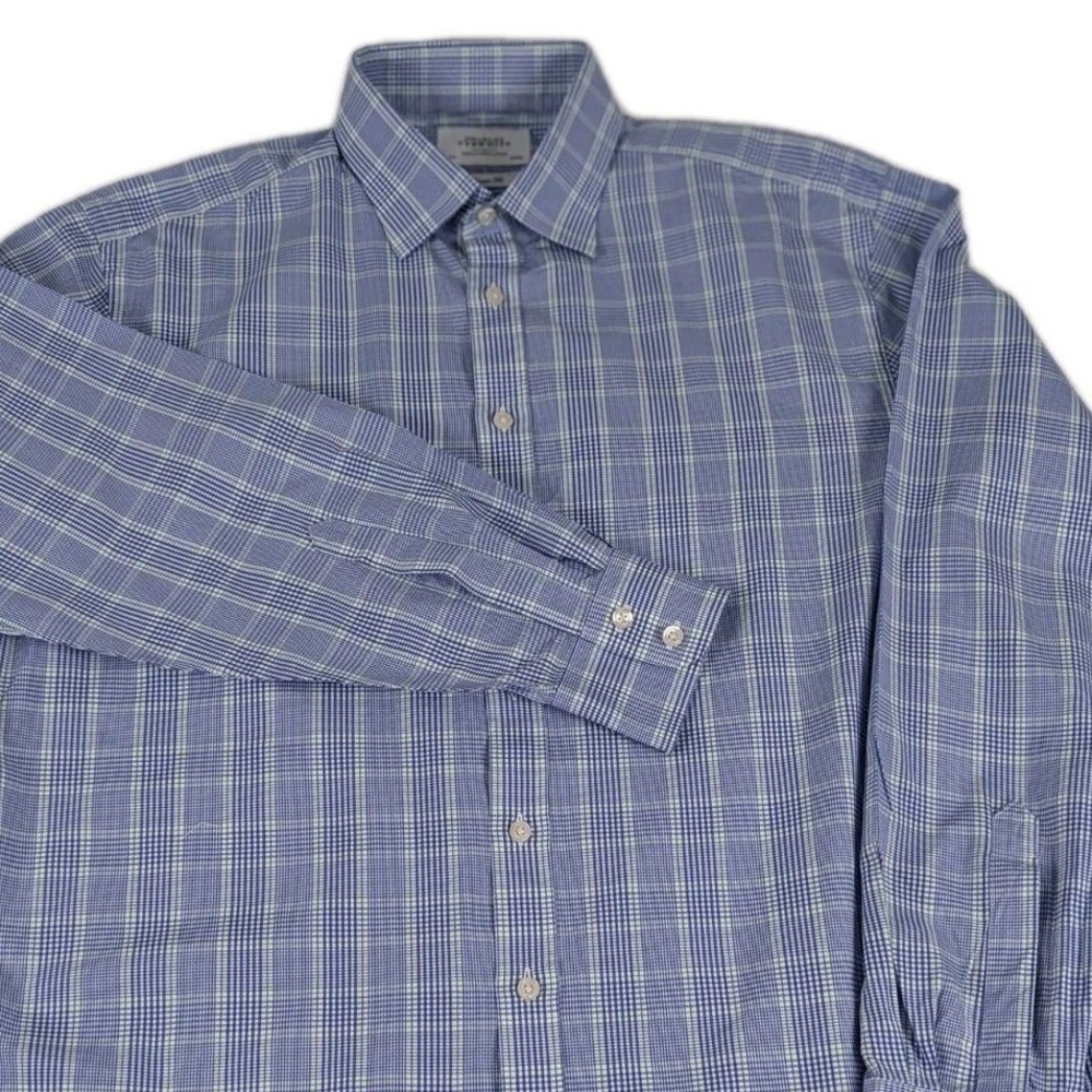 Lot of 3: Charles Tyrwhitt Men's 17/37 - XL Dress Shirt Long Sleeve Patterned - Picture 3 of 12